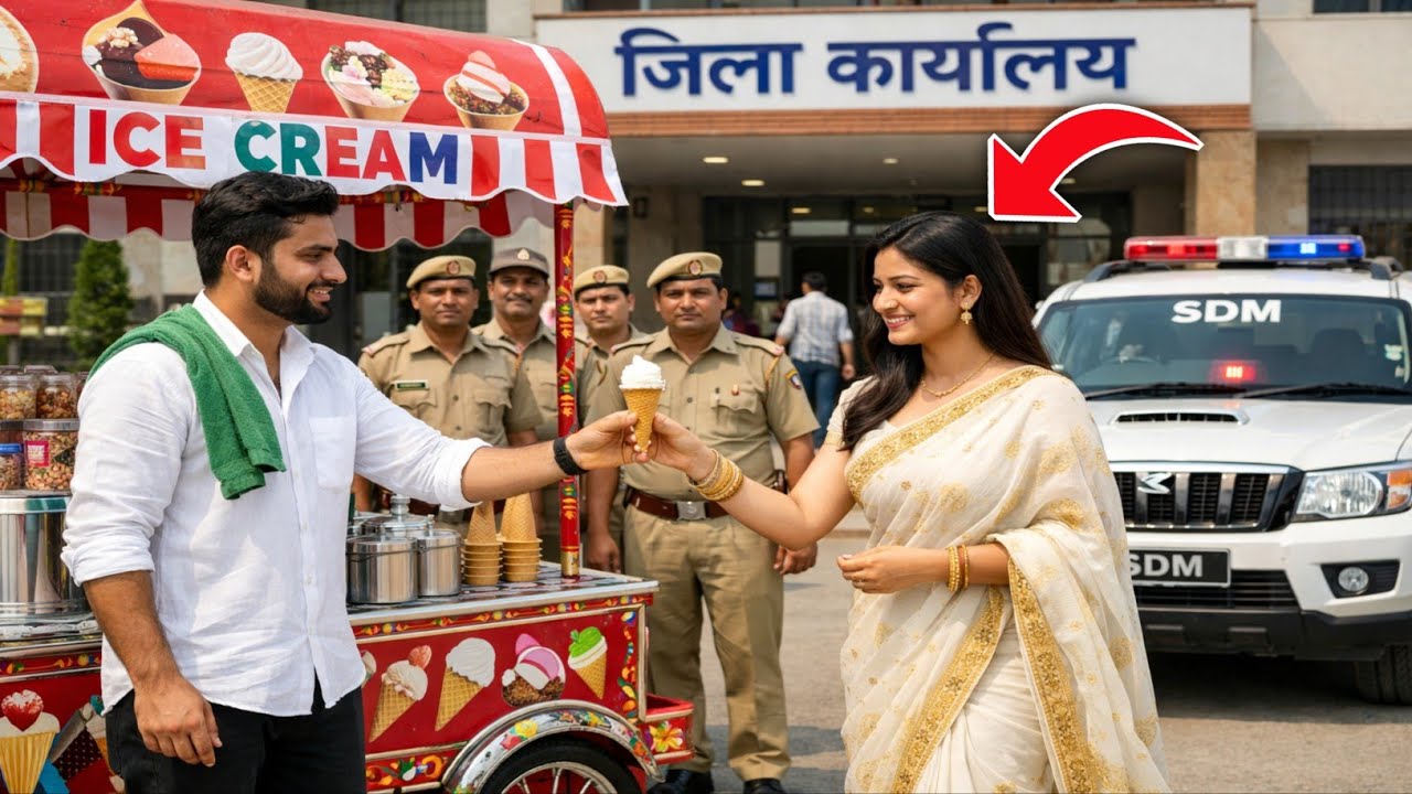 तलाक के 5 साल बाद पत्नि SDM बन गयी पति ऑफिस के बाहर आइसक्रीम बेचता मिला... फिर जो हुआ... 