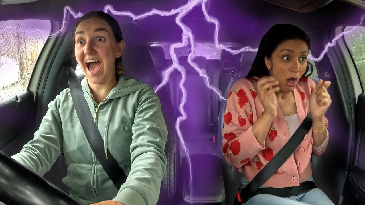 Driving During A Storm In London