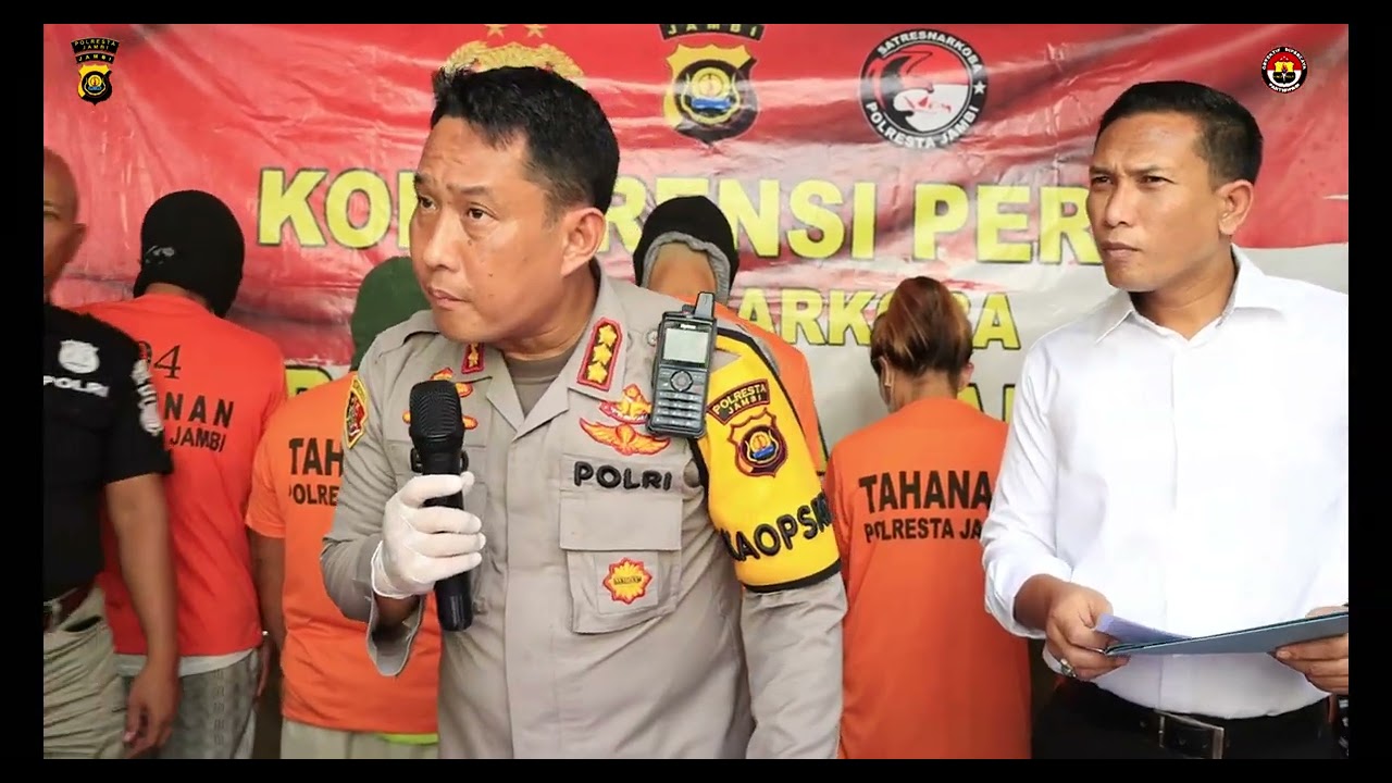 Dalam 1 Minggu Polresta Jambi Berhasil Gagalkan Predaran Narkotika Di Kota Jambi