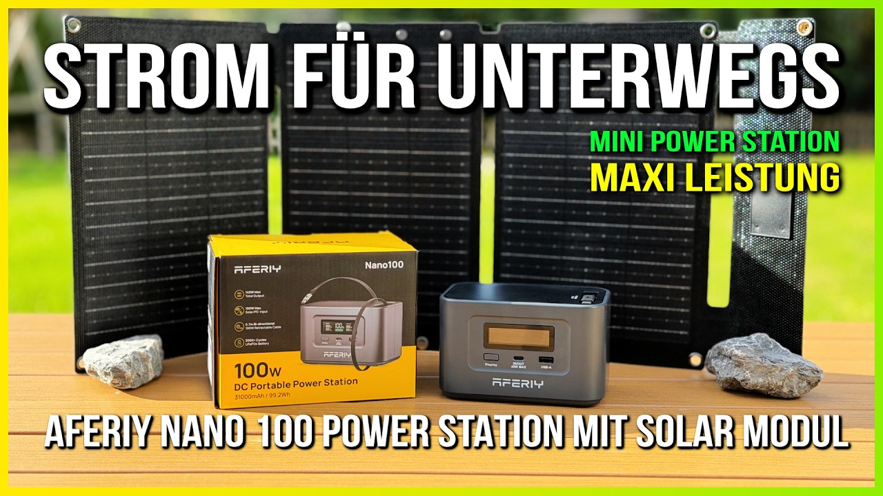 Unglaublich kompakt: Aferiy Nano 100 Powerstation – Ist sie wirklich so stark?