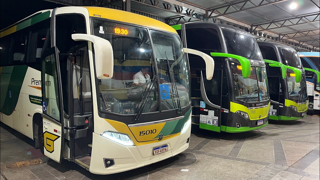 Busscar tomou de conta da rodoviária de Brasília | Movimento de ônibus #bus
