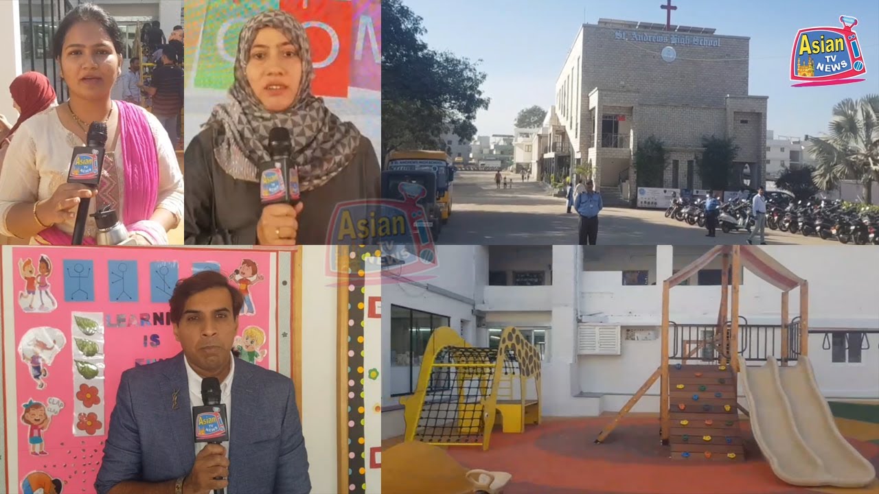 St.Andrews High School, Suchitra, Hyderabad | Kids Play Area & Assemble | Asian Tv News