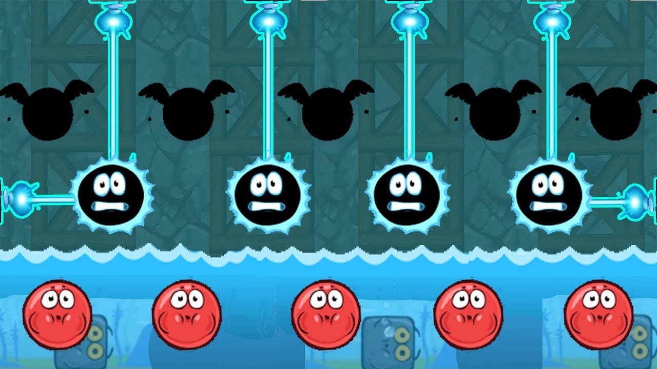 FUNNY MISTAKES RED BALL 4 WATER AND ELECTRIC SHOCK STRIKES
