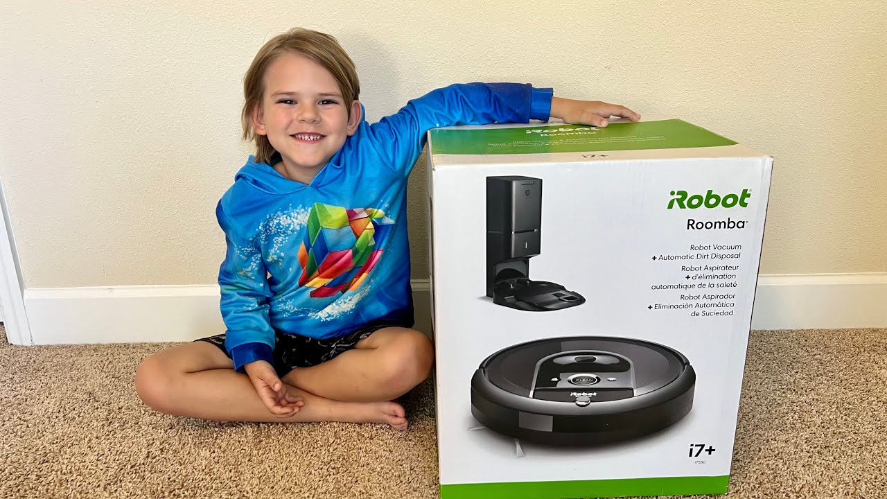 Распаковка (б/у) iRobot Roomba i7+!!!