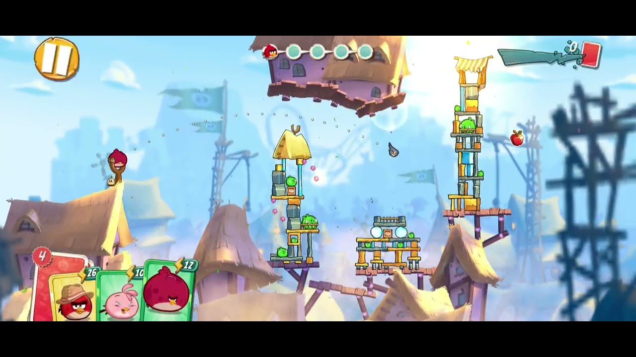 Angry Birds 2 Level 93 &ndash; Quick Solo Walkthrough (No Boosters Needed)