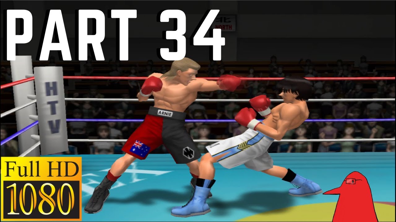 VICTORIOUS BOXERS 2: FIGHTING SPIRIT Miyata VS Arnie Gameplay Walkthrough Part 34【HD】(PCSX2/PS2)