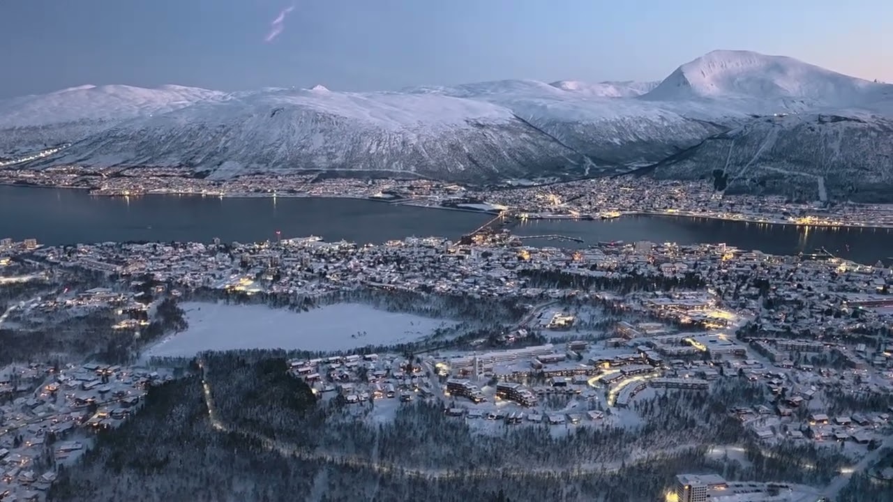 Taking Off from Tromso Airport 9th Jan 2026