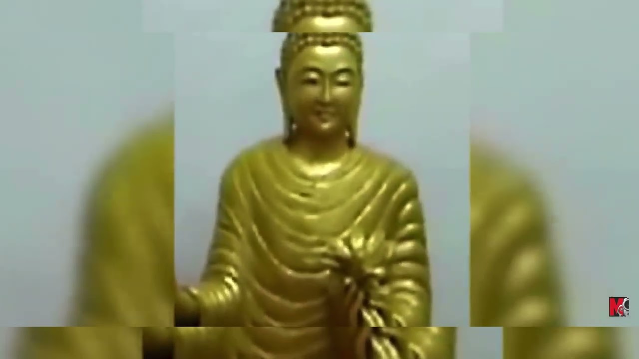 Moving Buddha statues caught on camera in a Laos Buddhist temple 2. ☸️