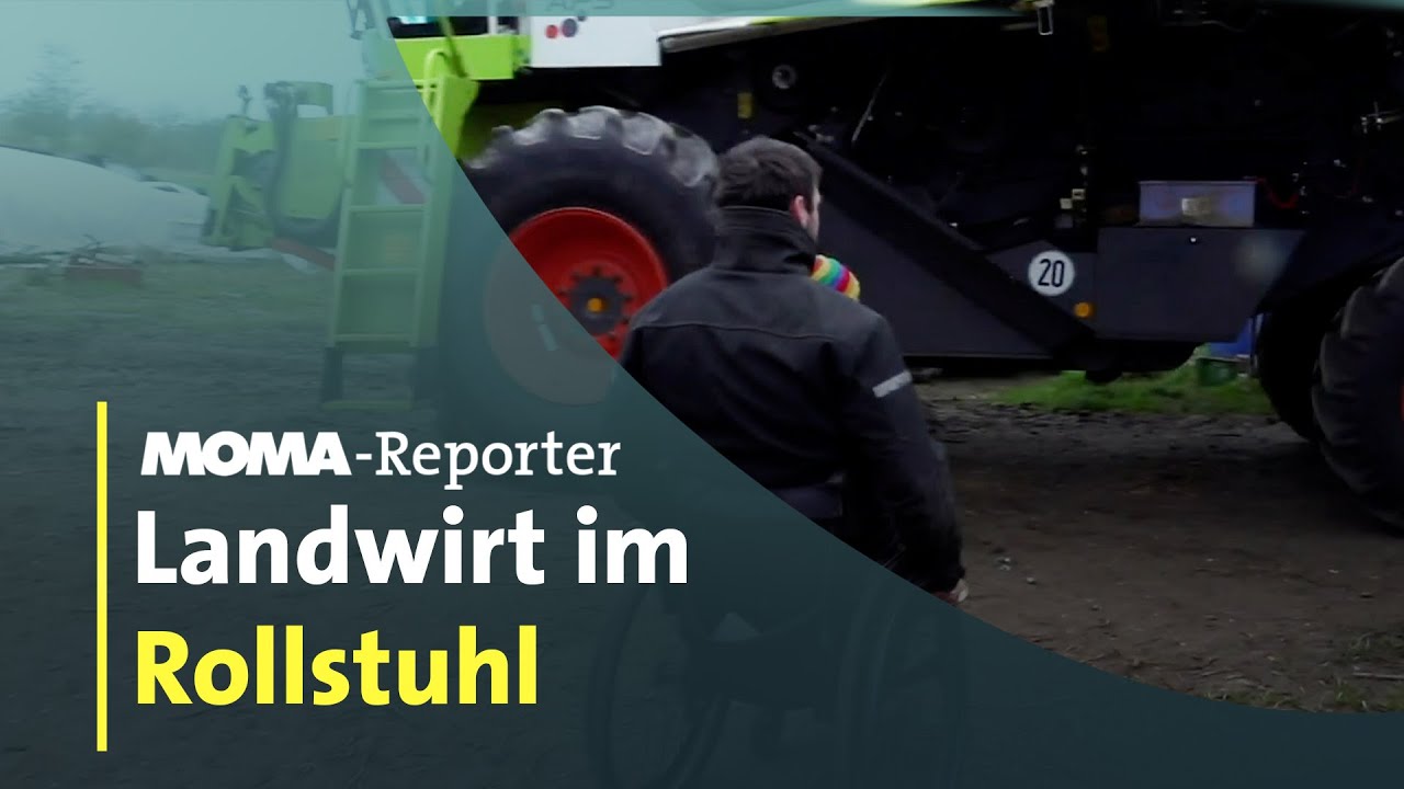 Landwirt mit Rollstuhl | ARD-Morgenmagazin