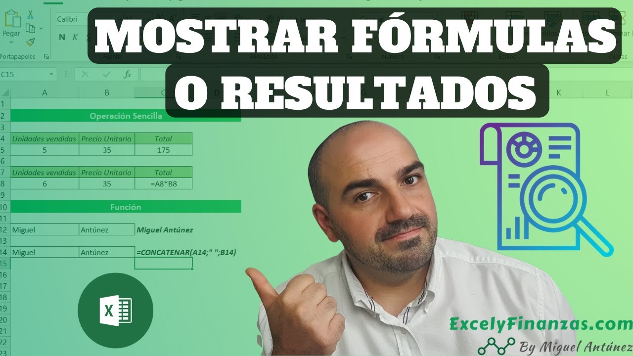 Mostrar fórmulas o resultados en Excel - [Tutorial 2020]