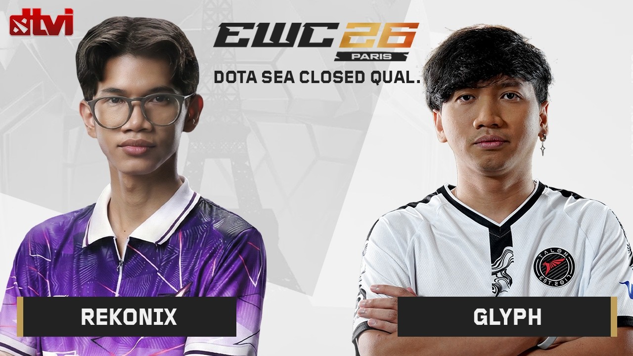 🔴Rekonix vs Glyph | EWC Dota 2 SEA Closed Qualifier | Yudijustincase & Faiq