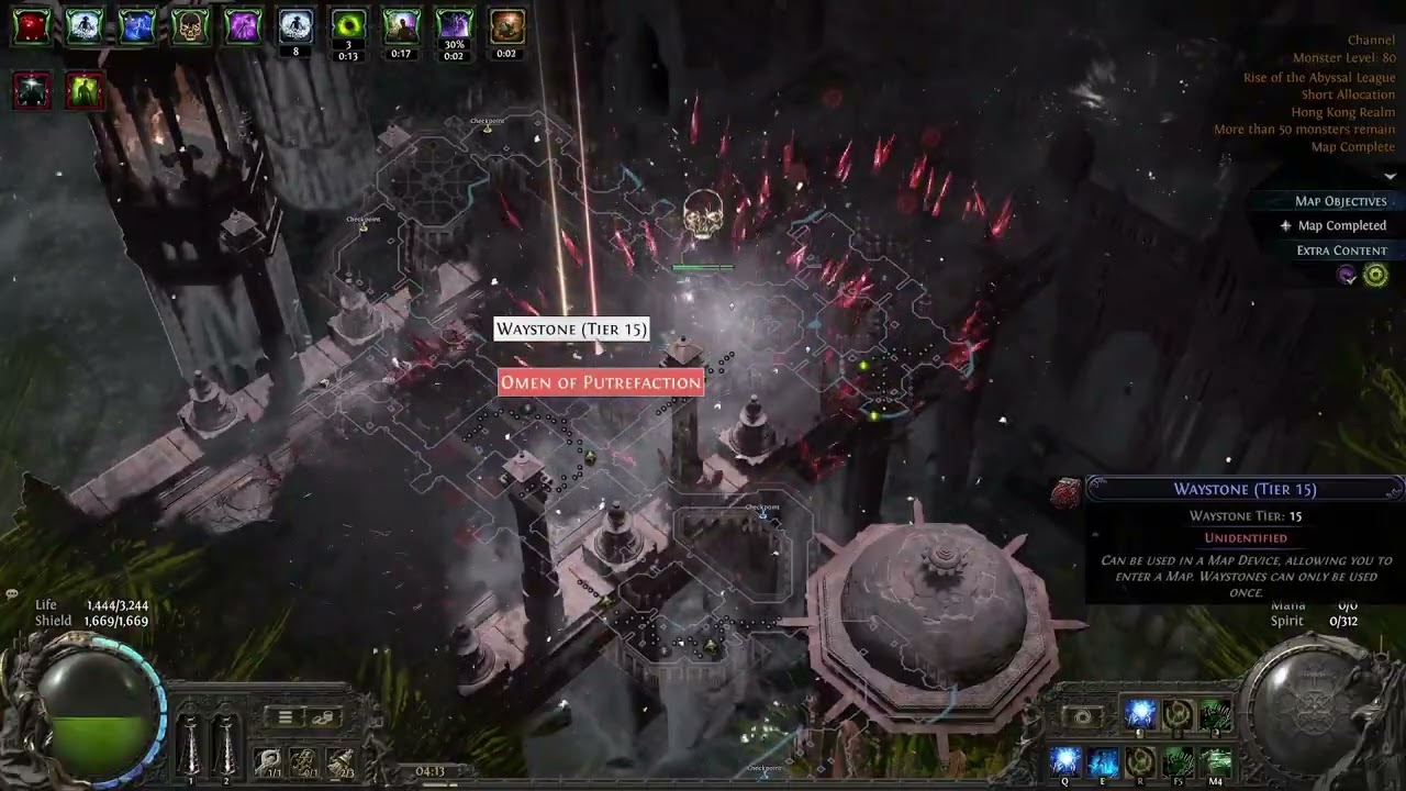 Path of Exile 2 - Bone Cage Trampletoe x Gloom Dreamer Temporalis Build (Overrun Channel Demo)