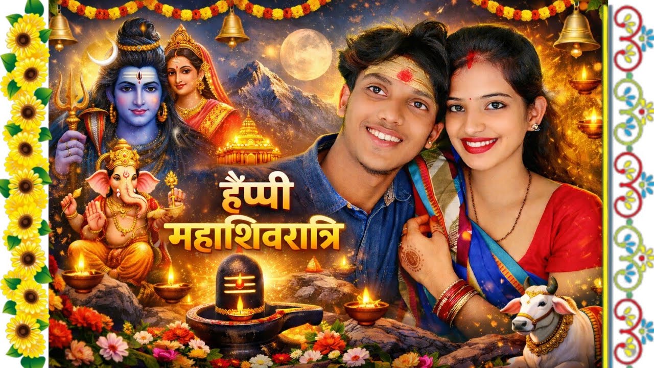 आप सभी को महा शिवरात्रि का शुभकामनाएं ❤️!! Love marriage couple vlog !! Cute couple vlog 💕