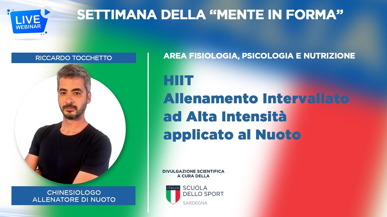 WEBINAR Riccardo Tocchetto | HIIT nel Nuoto