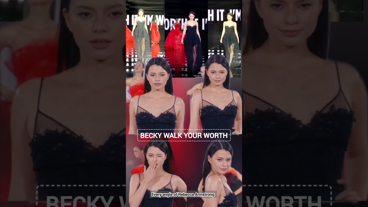 Every angle of Rebecca Armstrong | The Paris Fashion Week runway #ParisFashionWeek #beckysangels