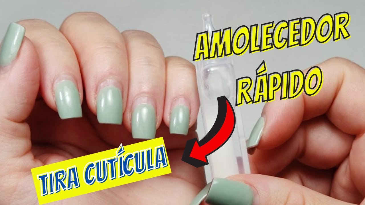 MELHOR AMOLECEDOR RÁPIDO PARA REMOVER CUTÍCULAS (DICA)