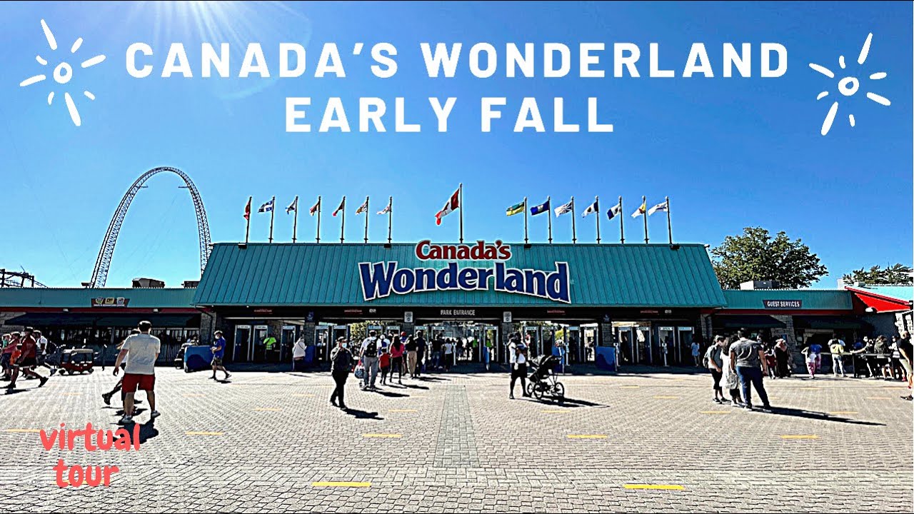 Visiting 🎢 CANADA's WONDERLAND early fall | Ontario Travel