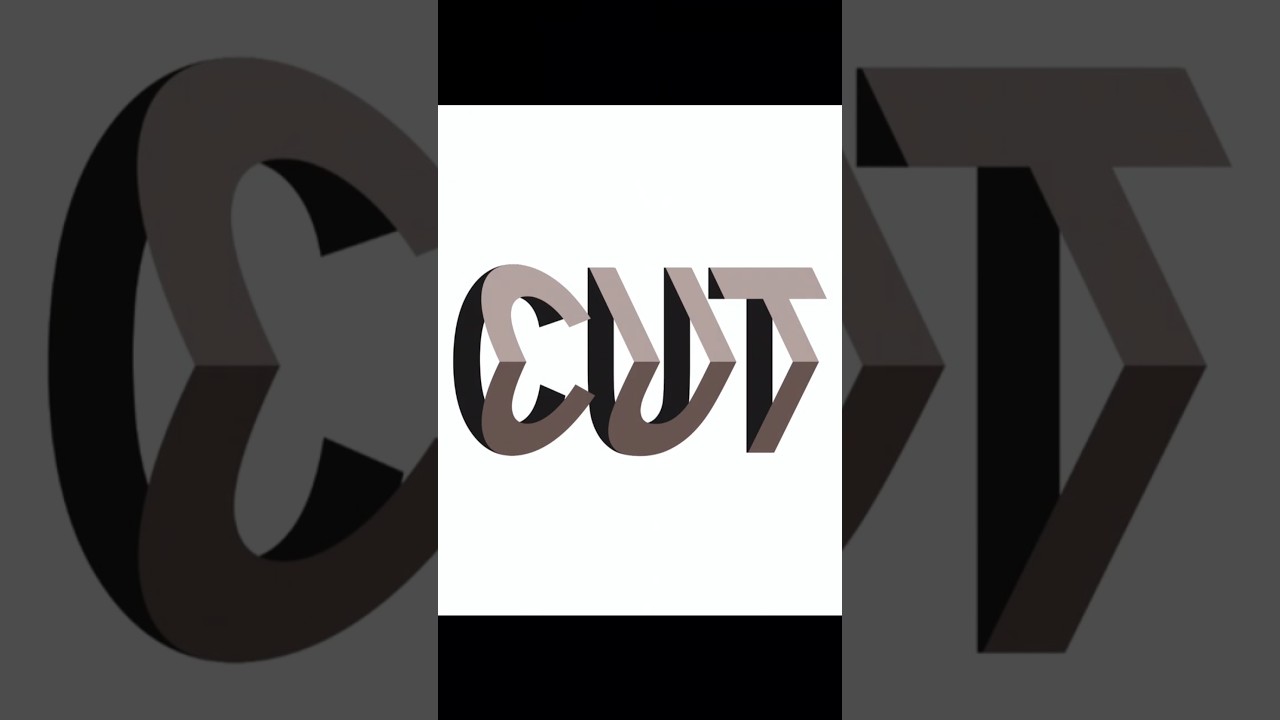 Cut Text In CorelDraw |CorelDrawX7| 
