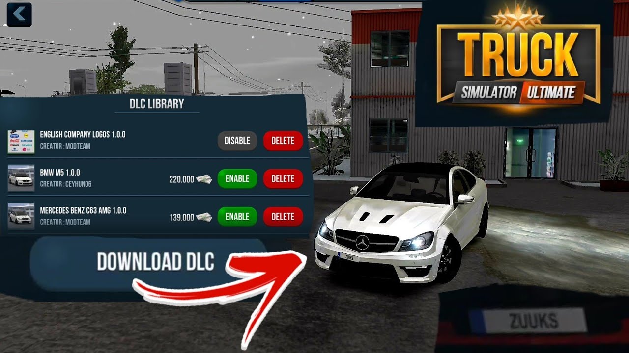 Truck Simulator: Ultimate UPDATE! (Mercedes Benz C63 AMG Mod)