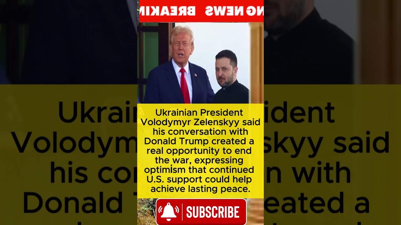 Zelenskyy Reveals Trump Call