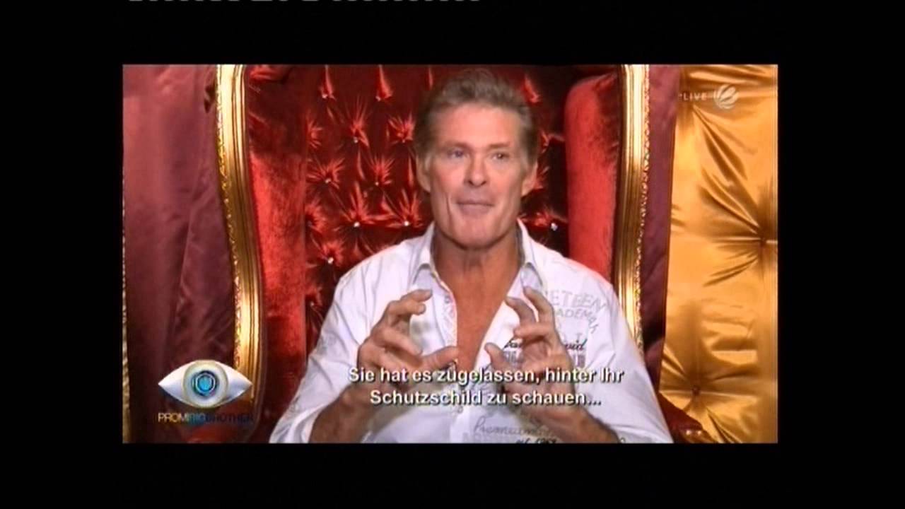 David Hasselhoff - Thank you & Goodbye to Promi Big Brother Germany 17.September 2013