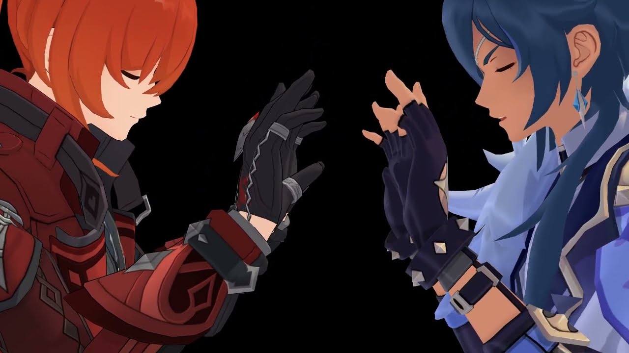 【 MMD Genshin 】誰ガ為ノ世界 (Taga Tame no Sekai) Diluc x Kaeya ディルック×ガイア