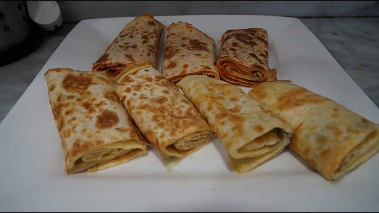 Tortitas con sobrasada y queso azul de Cristina Frutos
