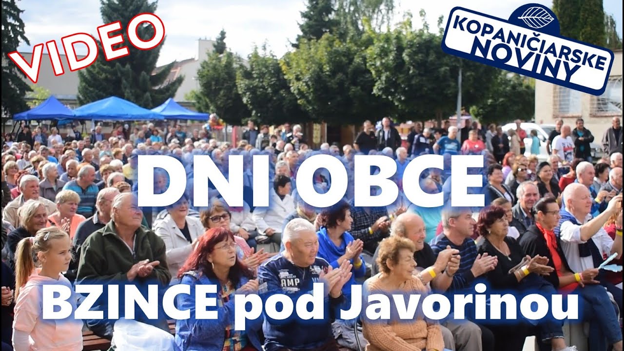 Dni obce Bzince pod Javorinou 2021 (Town twinning - In the spirit of European diversity)