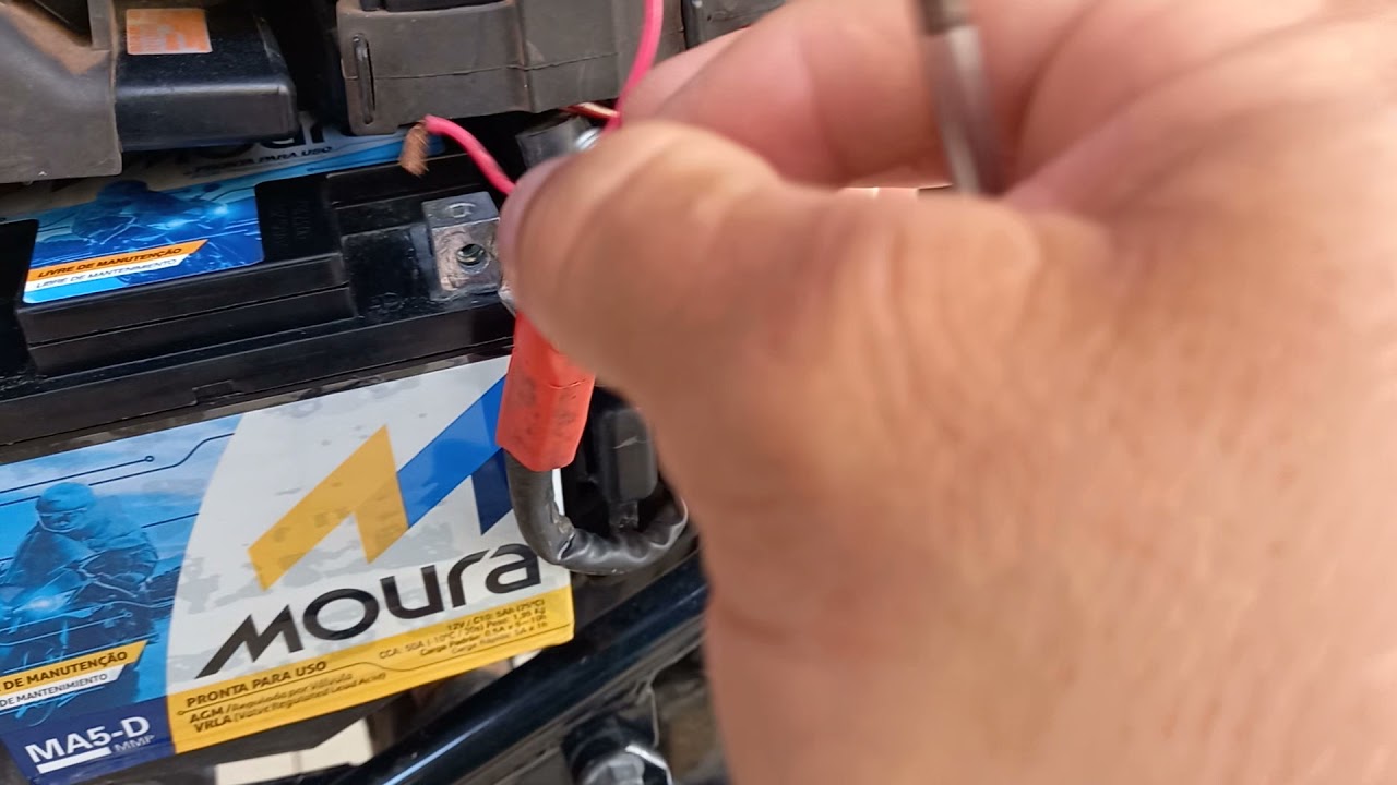 como trocar a bateria da moto Bros 160 modelo 2019