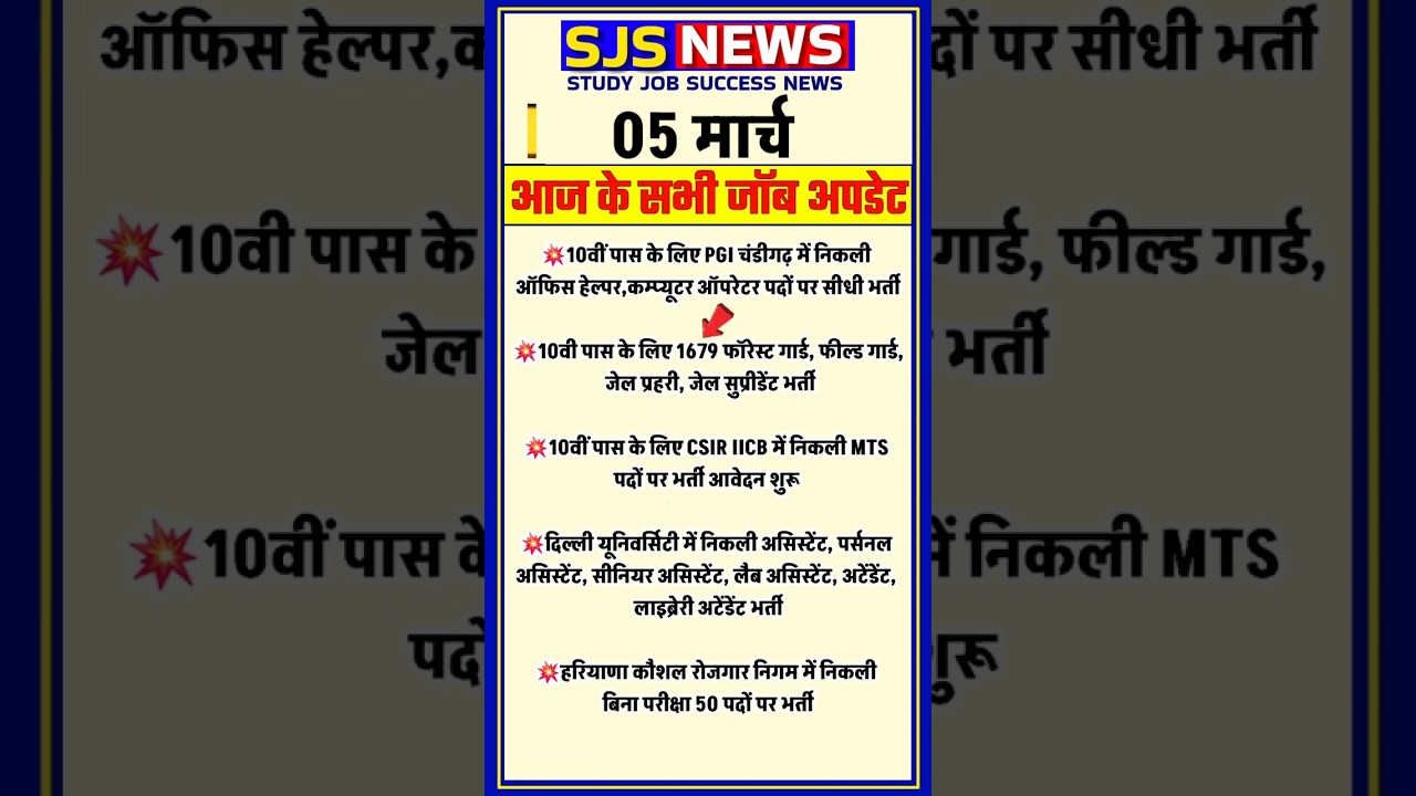 Today Job update #ssc #hssc #railway #upsc #hkrnl #job #jobupdate