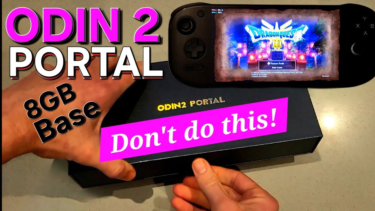 Odin 2 Portal arrives! DON'T do this; DO charge immediately; BUY the priciest ever screen protector?