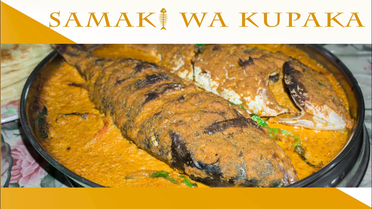 how to make samaki wa kupaka easy way | grilled fish in coconut sauce | samaki wa kupaka