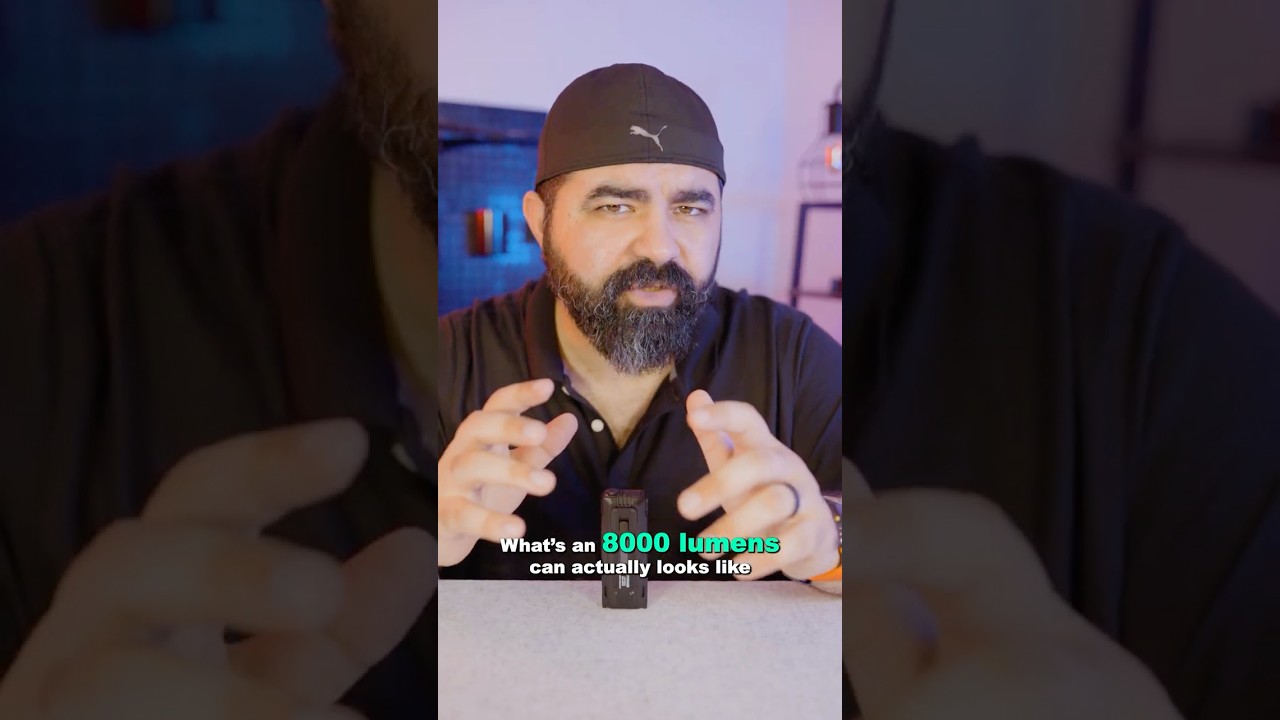 What does 8,000 lumens actually look like? EDC37