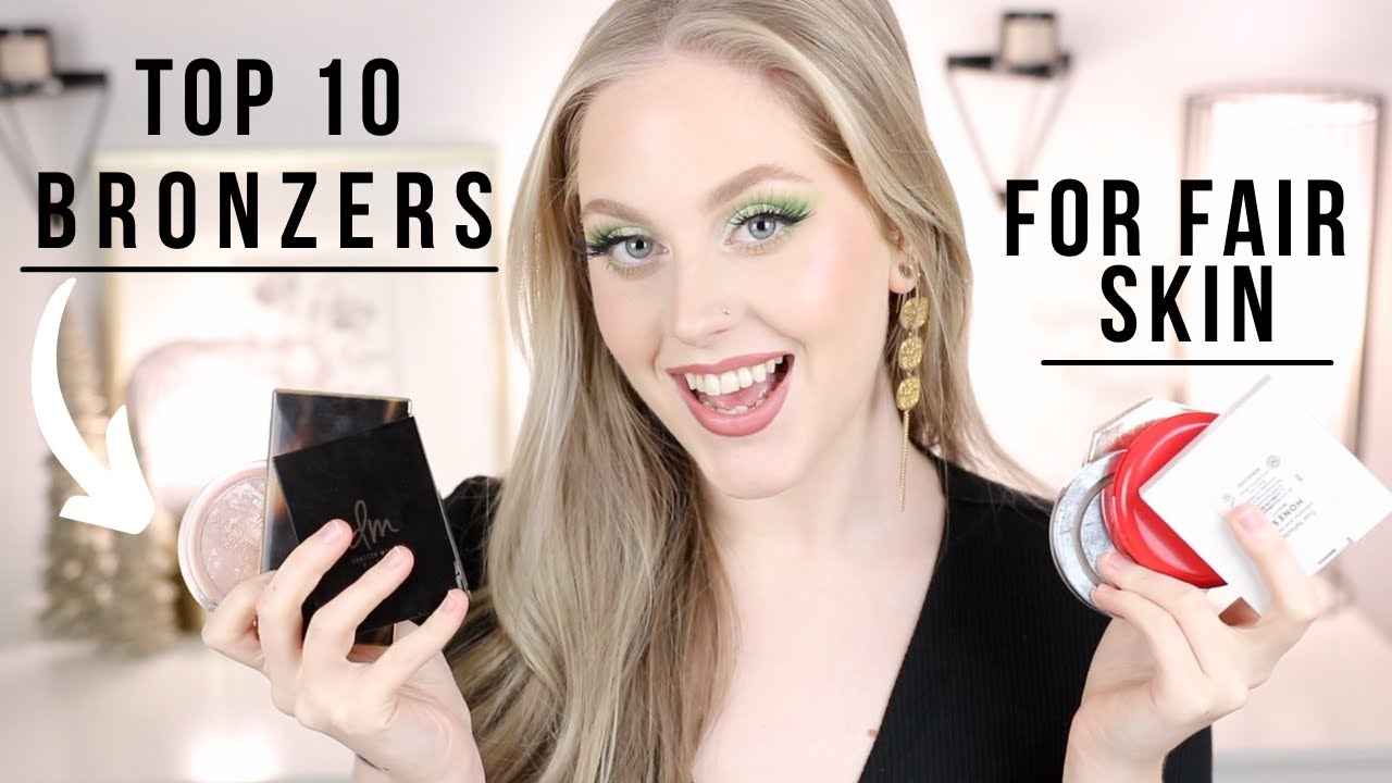 TOP 10 BEST BRONZERS FOR FAIR SKIN | Powders, Creams, and Swatches