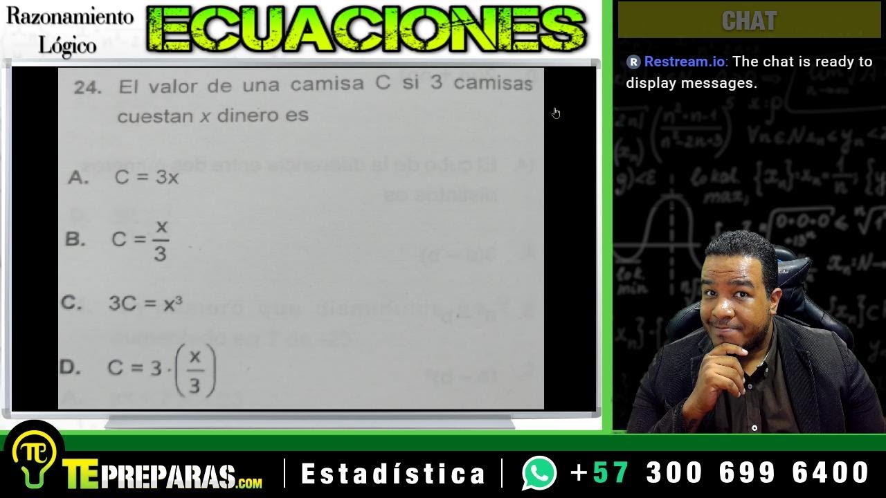 RAZONAMIENTO LÓGICO // ECUACIONES (Segunda Parte)