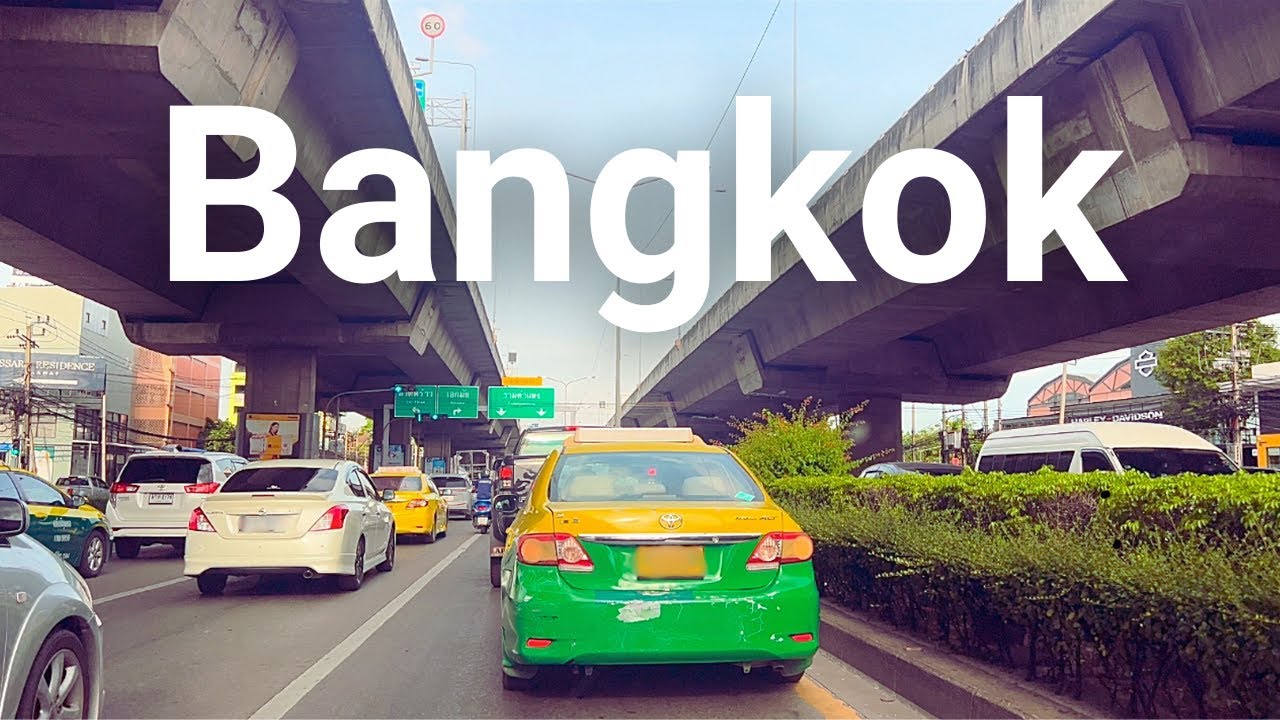 4K60fps 🇹🇭 Bangkok Driving Downtown | Thailand 2024