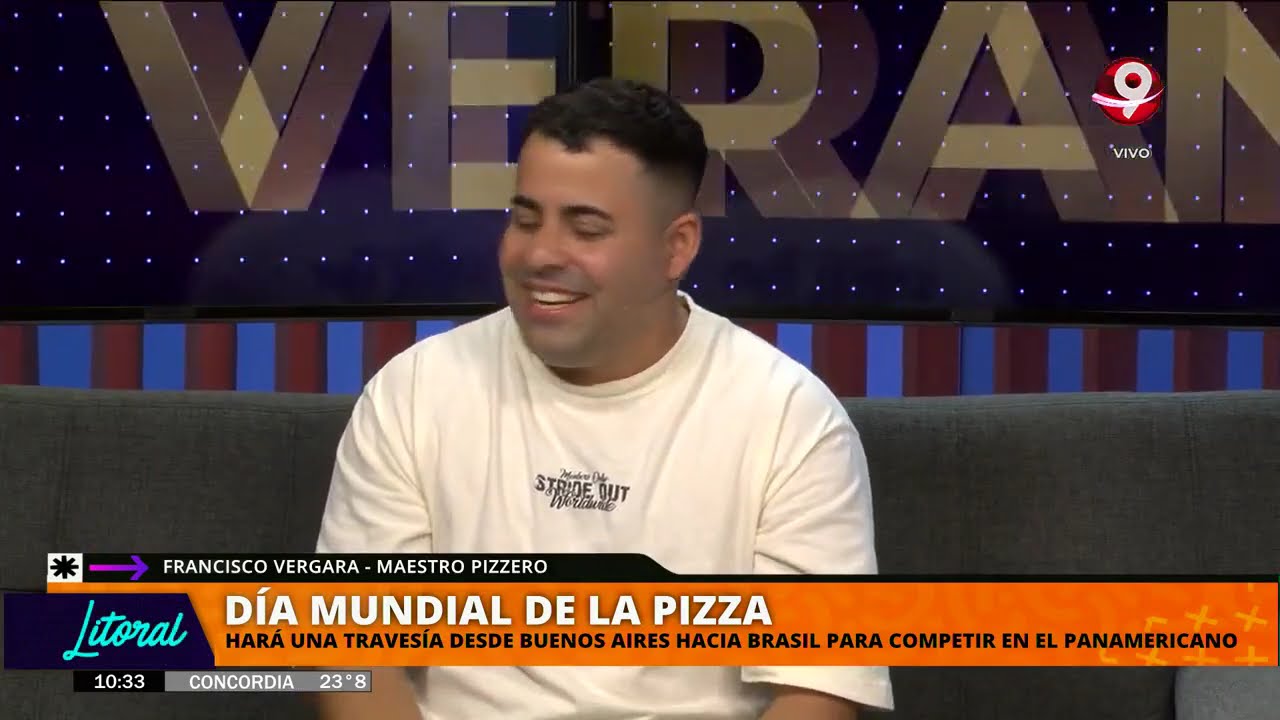 Francisco Vergara: maestro pizzero hará una travesía hacia Brasil