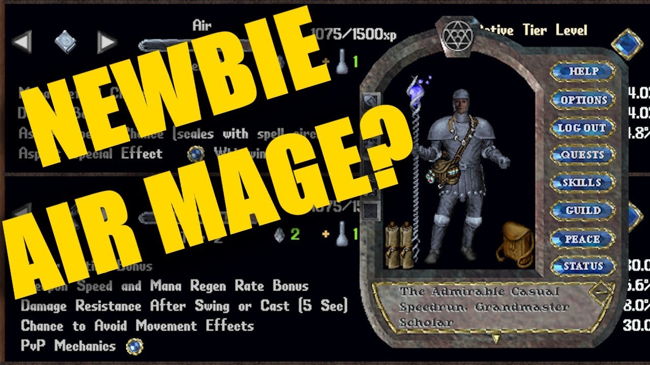 UO Outlands - Fresh Arcane Mage Day 6 (New Aspect Experiment?)
