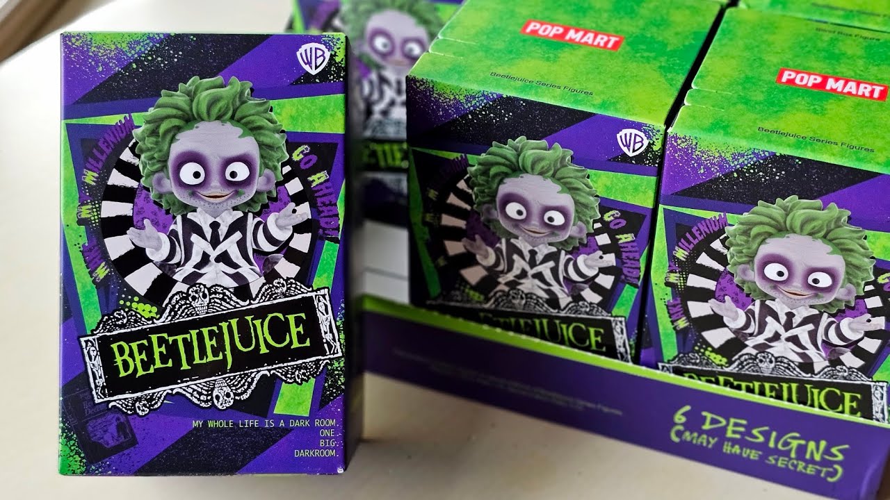 🐍 Распаковка закрытой коробки Pop Mart x Beetlejuice!