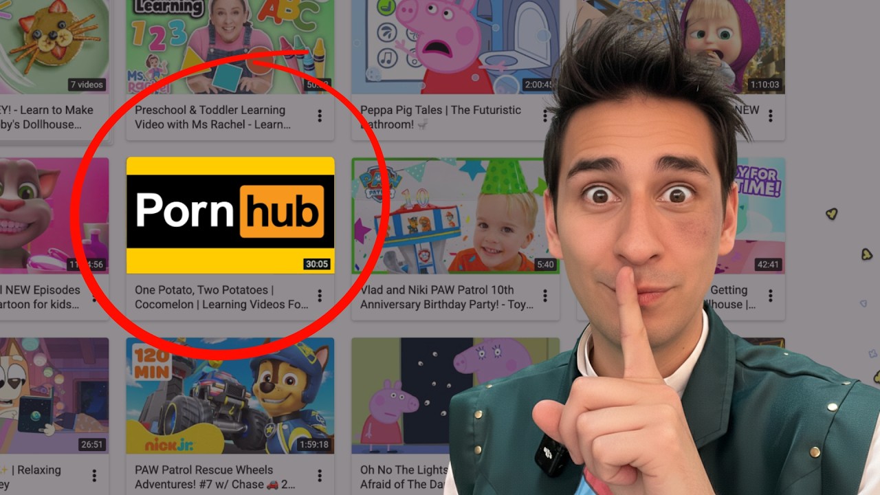 Subi videos para adultos a Youtube kids