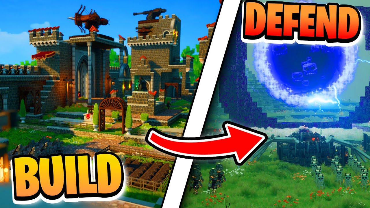 I Built A Fortress To Survive ENDLESS Hordes!!