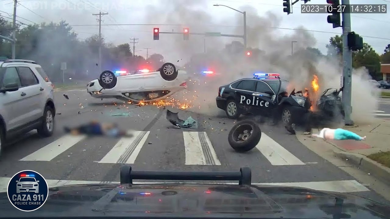 MOST SHOCKING High-Speed Police Chases Caught on Dashcam! You Wouldn't Believe if Not Filmed #175
