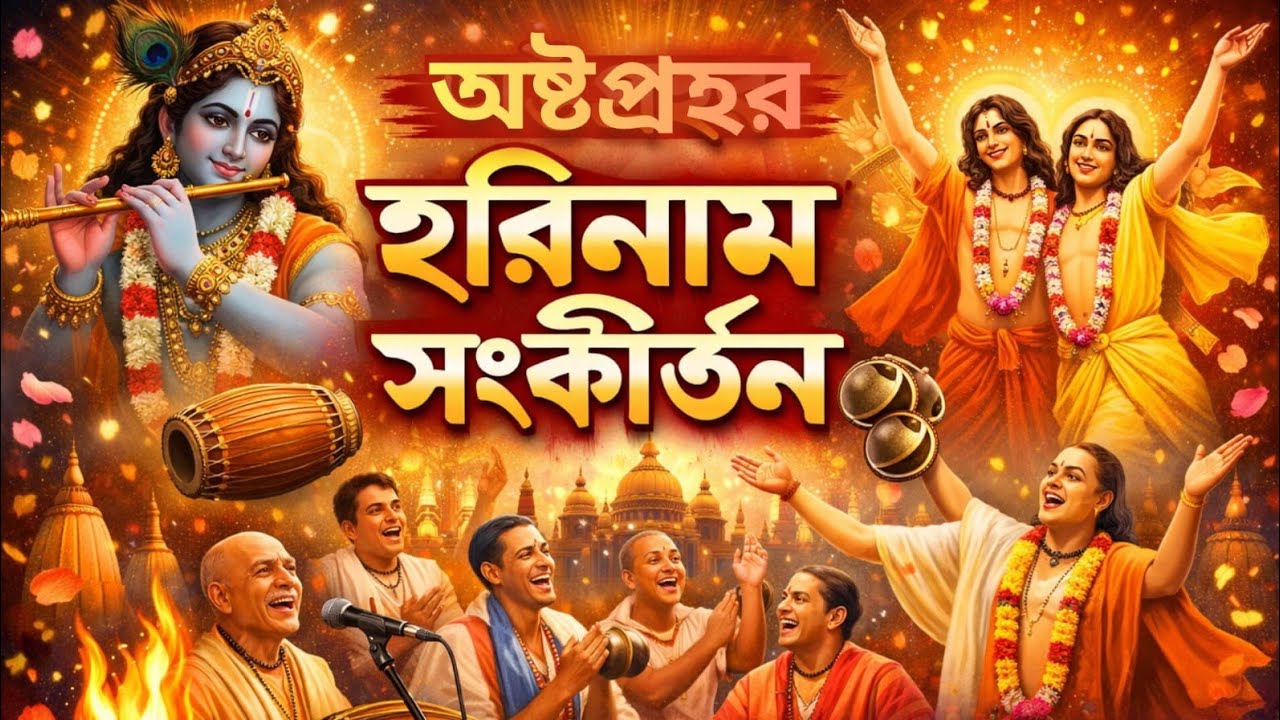 অষ্টপ্রহর হরিনাম সংকীর্তন LIVE | মহাপ্রভুর কীর্তন মহোৎসব