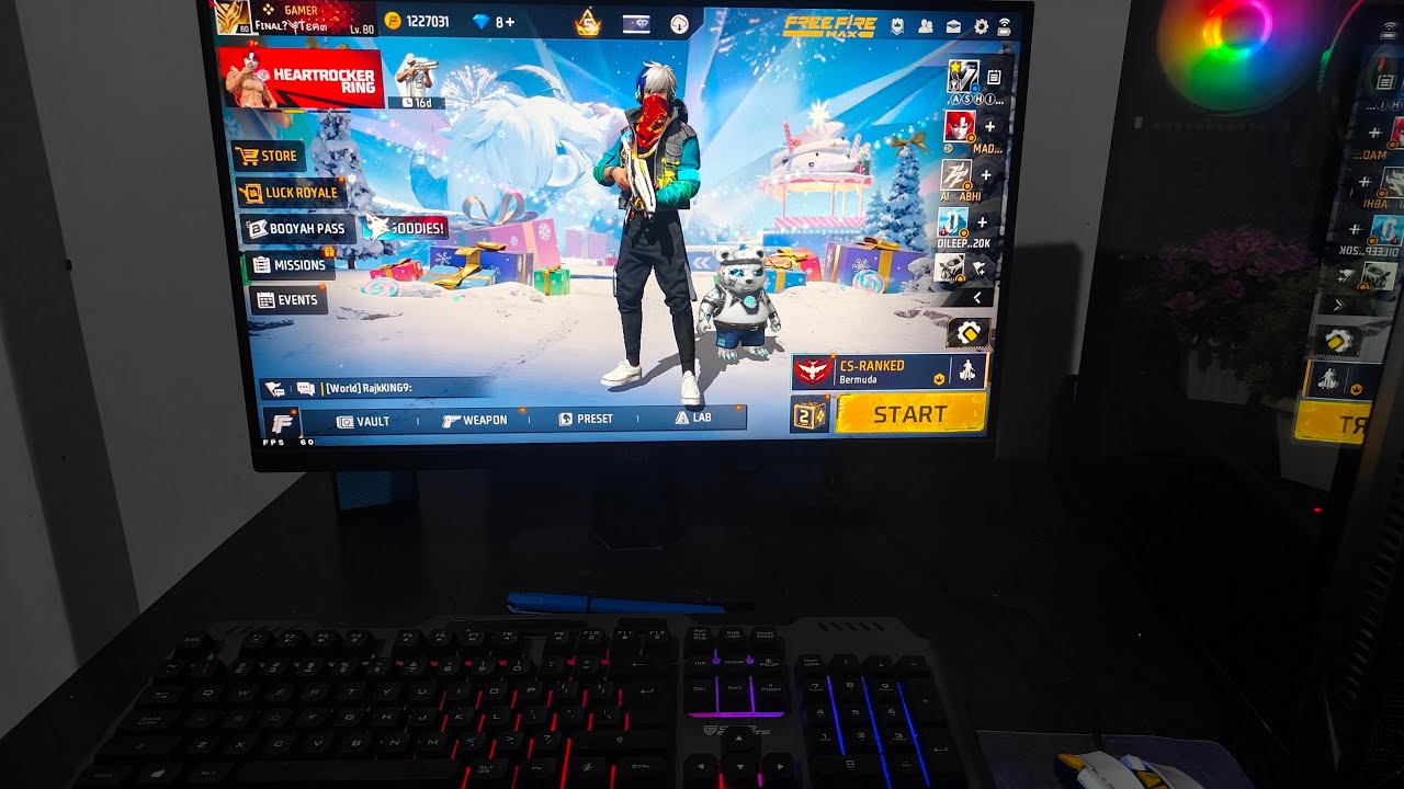 JAY GAMER PC Live 👍Jaldi se Aa Jao Guys Live Aa Gaya Hu🔥 GARENA FREE FIRE 💖 