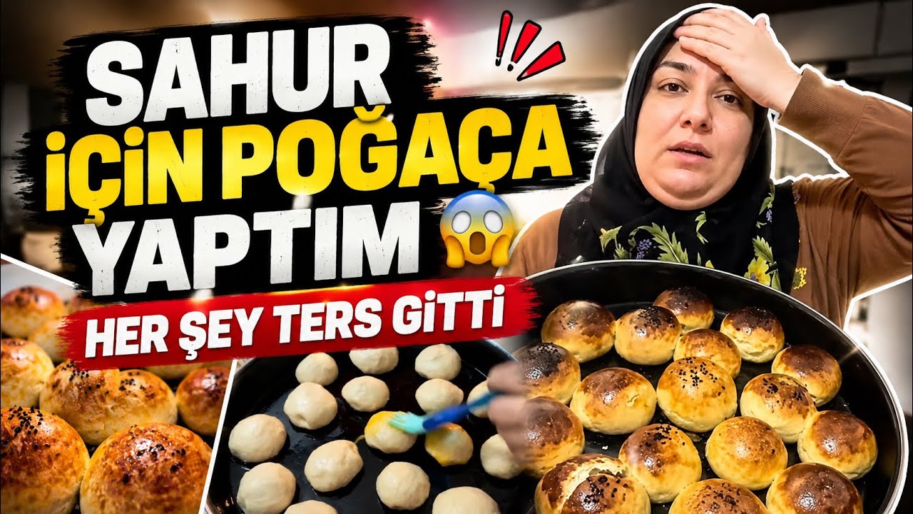 SAHUR İÇİN POĞAÇA YAPTIM 🥐 HER ŞEY TERS GİTTİ❗️ | MİNİ MARKET ALIŞVERİŞİ 🛍️