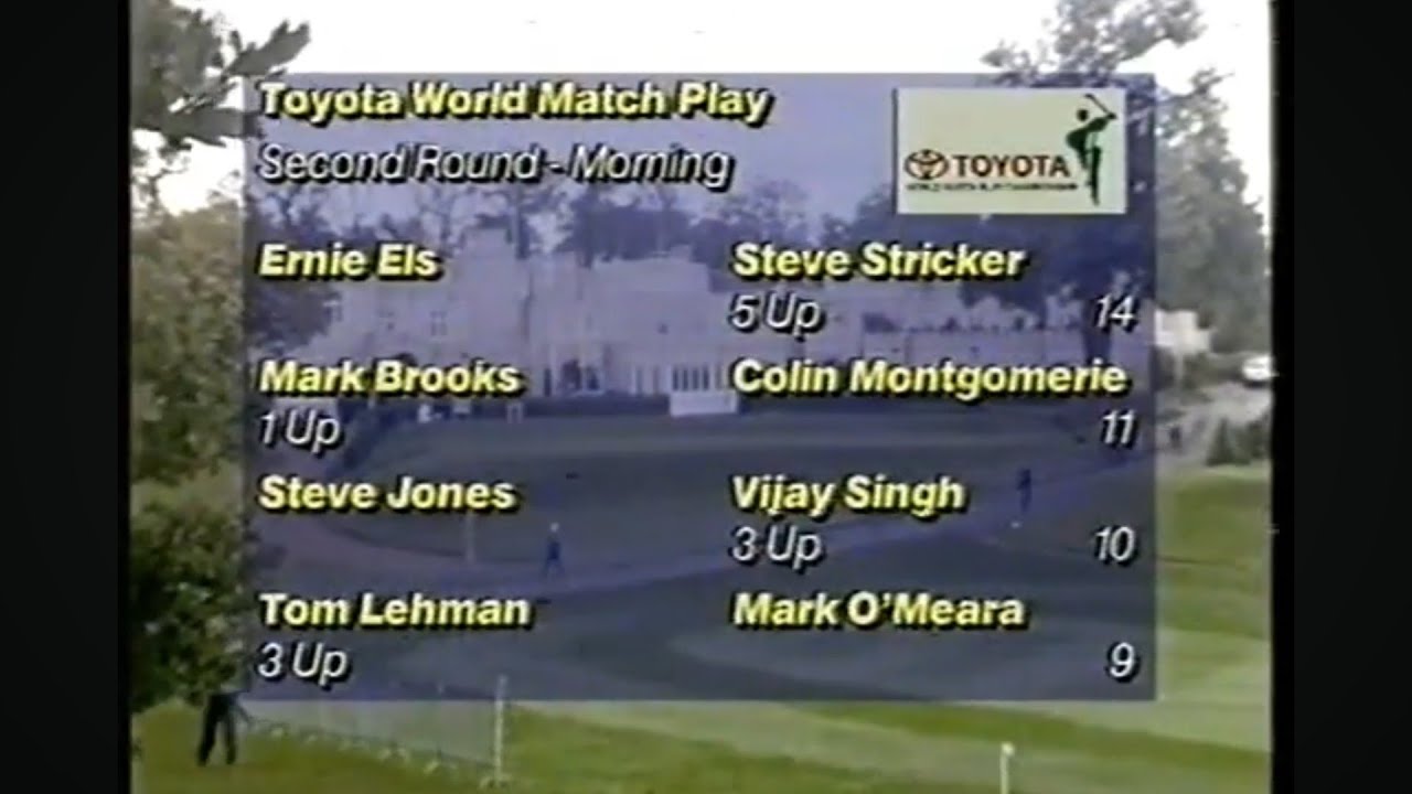 Toyota World Match Play Championship Golf 1996 - Second Round