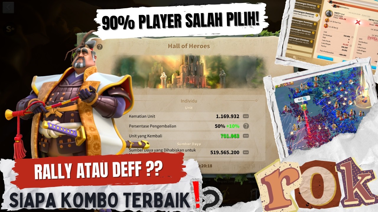 Join Rally atau Defense? 90% Player Salah Pilih!