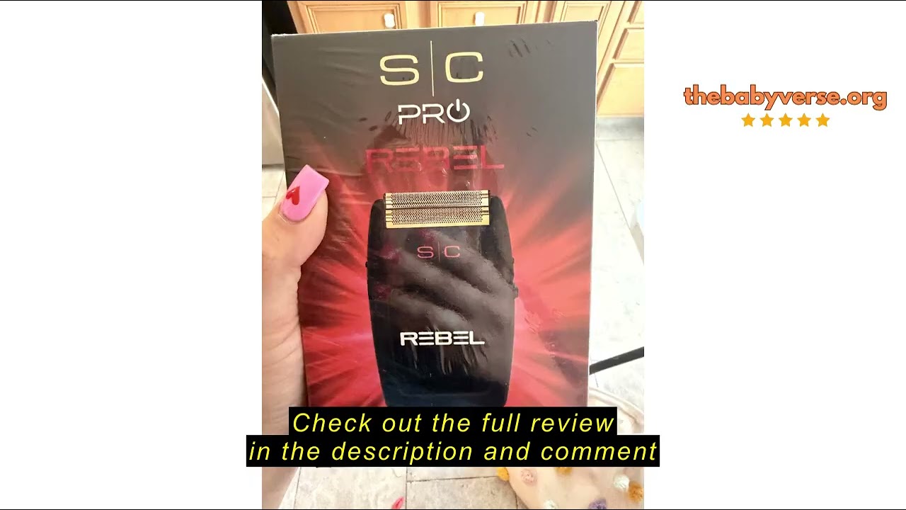 Review StyleCraft Rebel Professional Cordless Double Foil Shaver - Super Torque Motor, USB-C Recharg