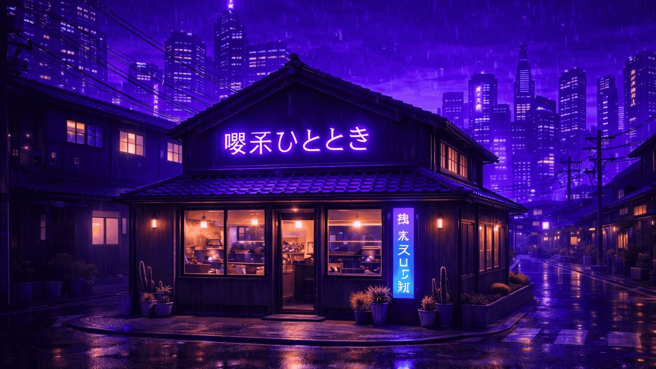Rainy Tokyo Nights 🌧️ Soft Lo-Fi Beats