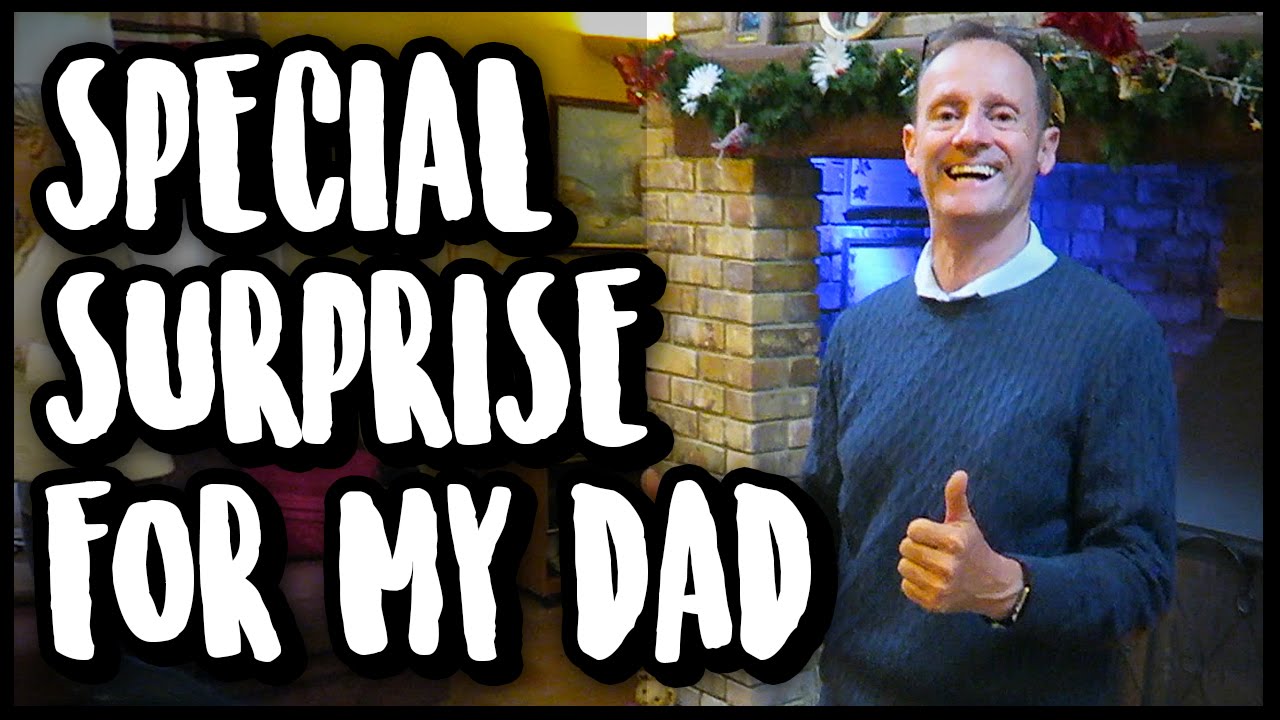 SURPRISING MY DAD WITH A SPECIAL FOOTBALL GIFT!